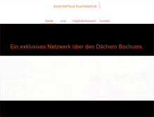 Tablet Screenshot of exzenterhaus-businessclub.com